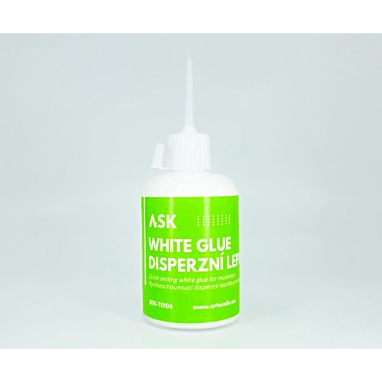 ASK White GLue (100g) Quick Setting White Glue for Modellers