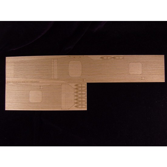 1/350 IJN Aircraft Carrier Zuikaku 1944 Wooden Deck for Fujimi kit #600048