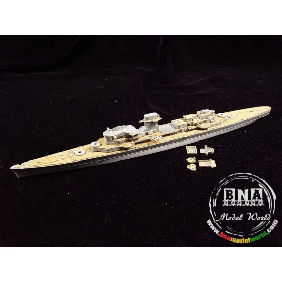 1/700 DKM Admiral Hipper 1940 Wooden Deck for Trumpeter kit #05775