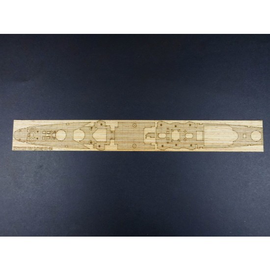 1/700 USS Vincennes CA-44 Heavy Cruiser Wooden Deck for Trumpeter kit #05749