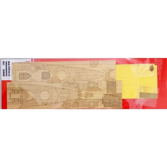 1/350 German Battleship Scharnhorst 1943 Wooden Deck w/Masking Sheet & PE for Dragon #1040