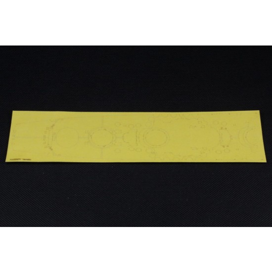 1/700 Japanese Navy Battleship Yamato Deck Masking Sheet for Fujimi kit #46000