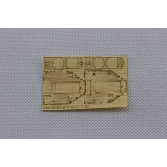 1/350 German Z-32 Destroyer Wooden Deck for Dragon 1065