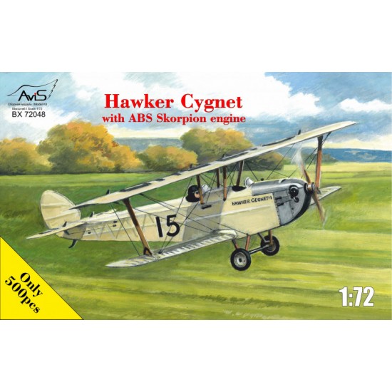 1/72 Hawker Cygnet w/ABS Skorpion Engine