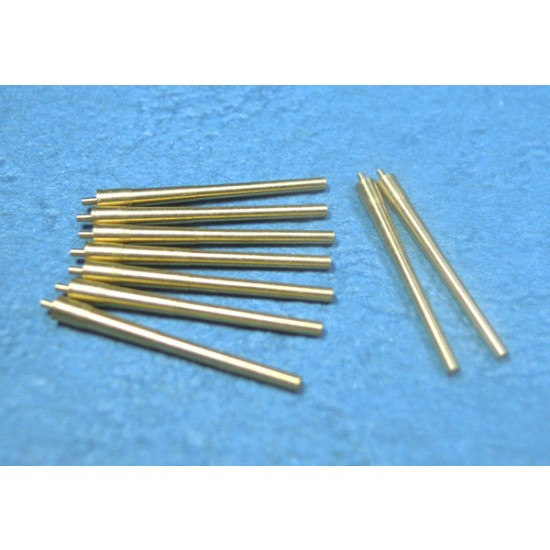 1/700 USN Mk 6 16" (406mm)/45 Gun Brass Barrels (9pcs)