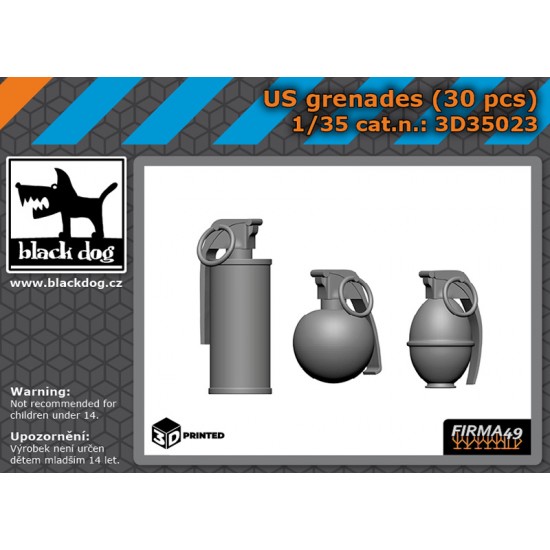 1/35 US Grenades (30pcs)