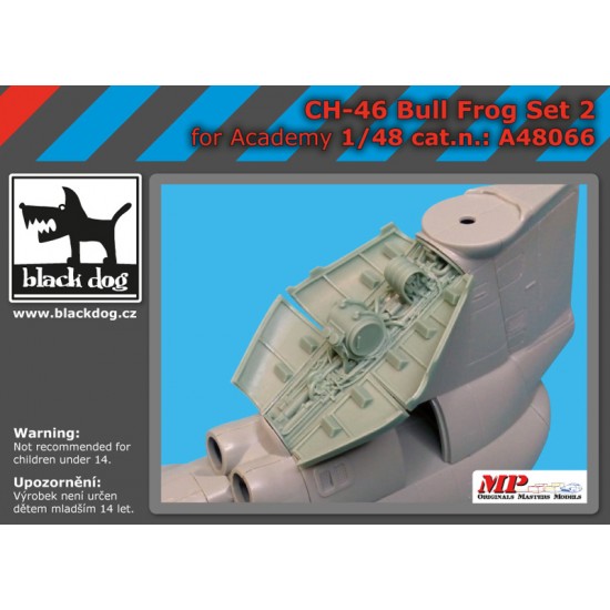 1/48 CH-46 Bull Frog Interior Detail Set Vol.2 for Academy kits