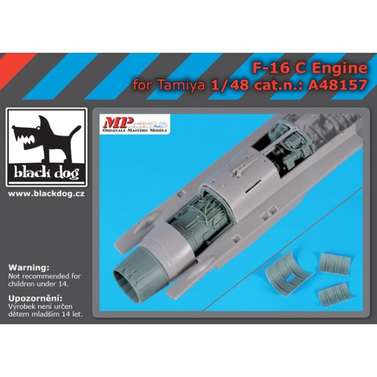 1/48 General Dynamics F-16 C Fighting Falcon Engine for Tamiya kits