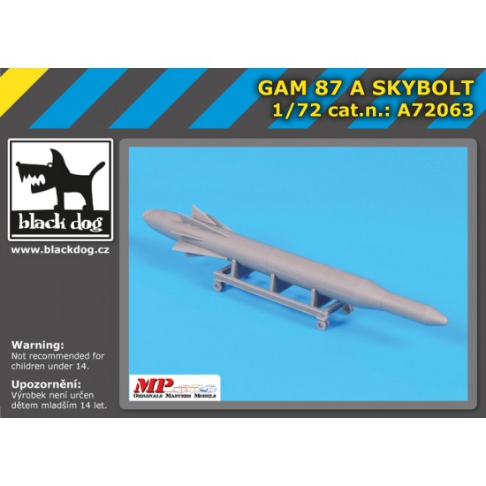 1/72 Douglas GAM 87 A Skybolt Air-launched Ballistic Missile (ALBM)