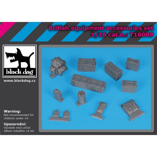 1/16 British Equipment Accessories set