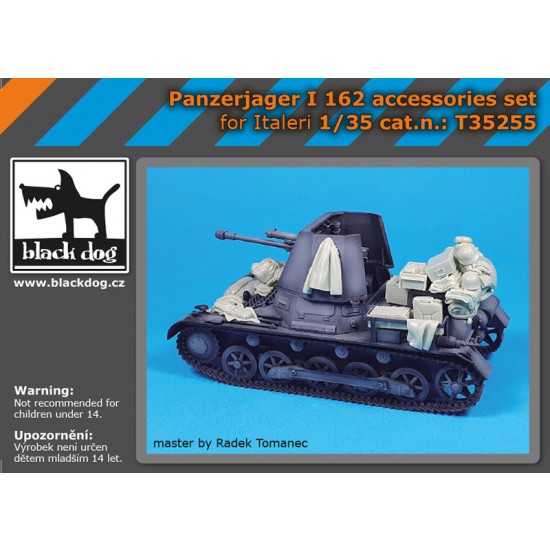 1/35 Panzerjager I 162 Accessories set for Italeri kits