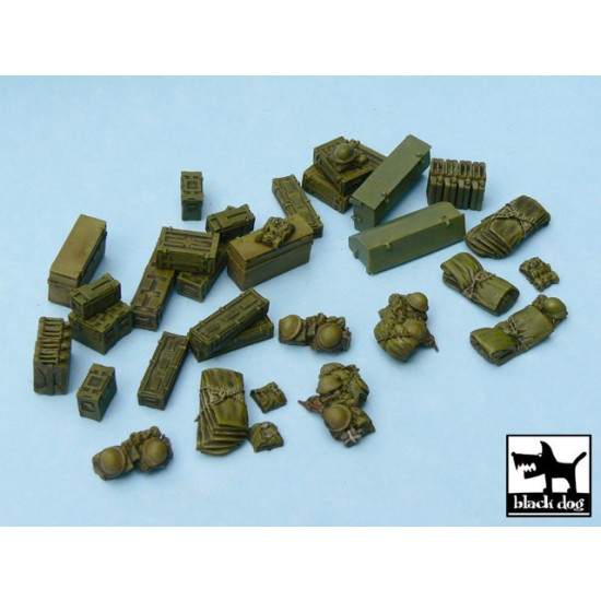 1/48 British Equipment Accessories Set (33 resin parts)