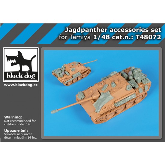 1/48 Jagdpanther Accessories set for Tamiya kits