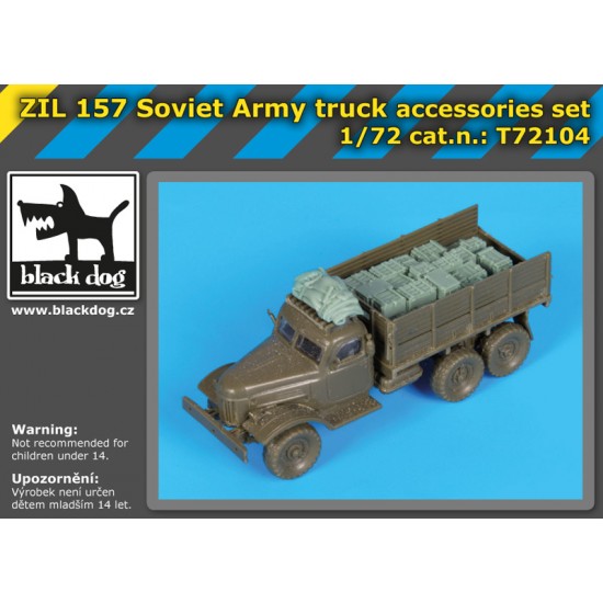 1/72 Soviet Army Truck ZIL-157 Accessories Set for Trumpeter #01101