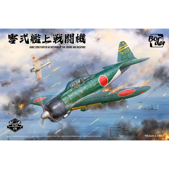 1/35 A6M2 Zero Fighter with Interior of the Engine and Weapons