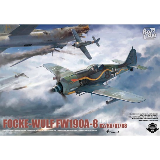 1/35 Focke-Wulf Fw190A8 R2 R6 R7 R8 (4in1)