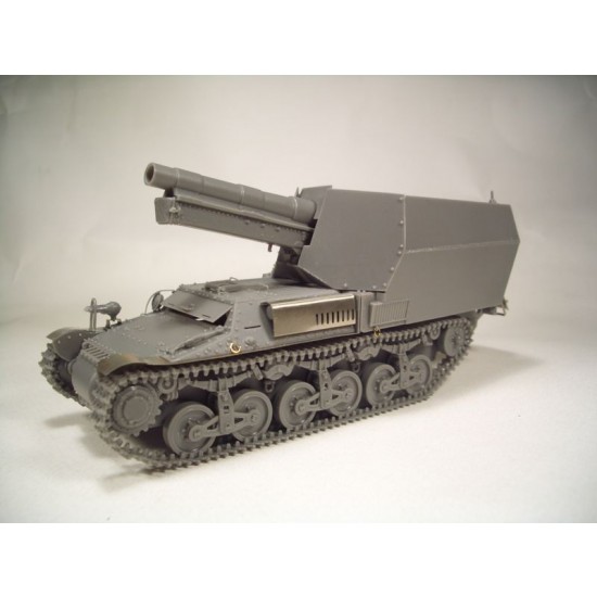 1/35 Sd.Kfz 135/1  Lorraine-S(f) w/15cm-sFH 13/1 auf Geschutzwagen (Alkett) Afrika-Korps