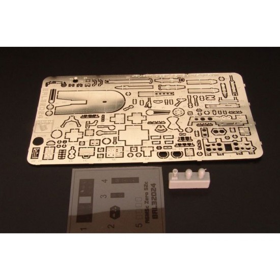 1/32 Mitsubishi A6M5c Zero Interior Detail Set for Hasegawa kits