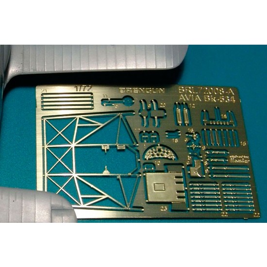 1/72 Avia B-534 II Serie PE parts for RSmodels kit