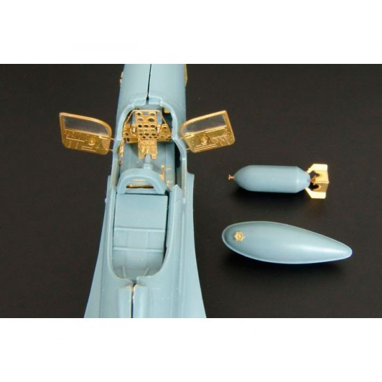 1/72 P-39D - Aircobra Mk I PE parts for RS models kit