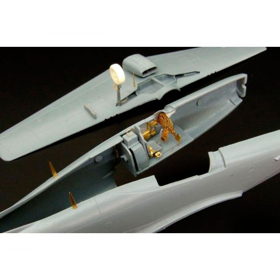 1/72 P-51 H PE parts for RS kit