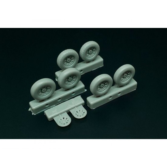 1/72 P-47N Wheels (3 types of pattern)