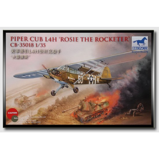 1/35 US Piper Cub L4H 'Rosie The Rocketer' #CB35018