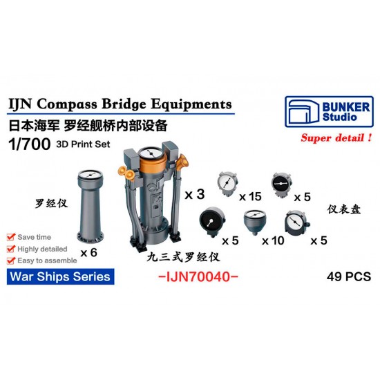 1/700 IJN Compass Bridge Equipment