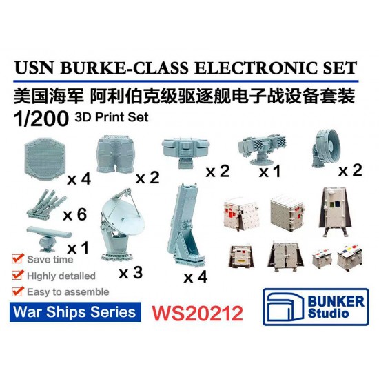 1/200 ARLEIGH BURKE-Class Electronic Set