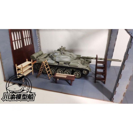 1/35 Factory/Garage for Tank/Armoured Vehicle