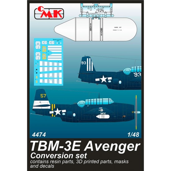 1/48 TBM-3E Avenger Conversion Set for Accurate/Academy kits