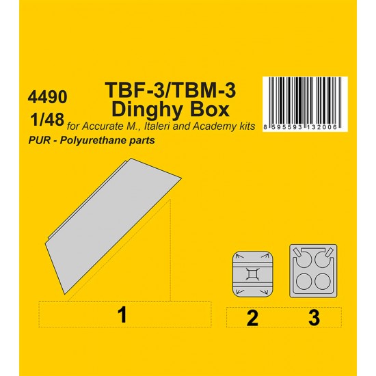 1/48 WWII TBF-3/TBM-3 Avenger Dinghy Box