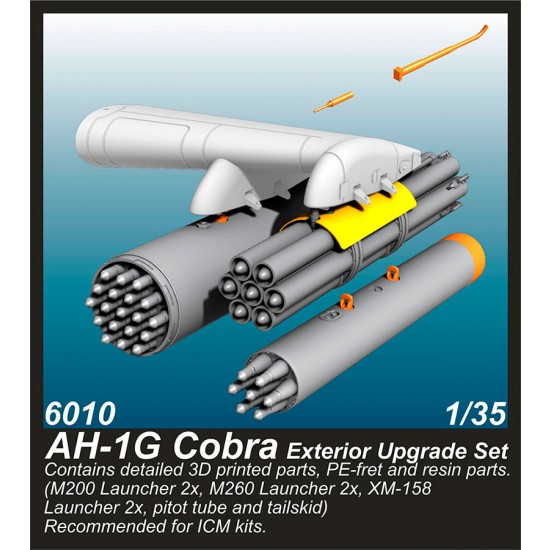 1/35 AH-1G Cobra Exterior Upgrade Set for ICM kits