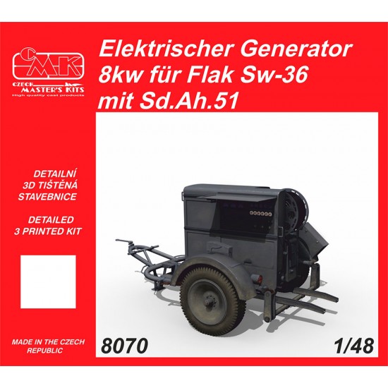 1/48 Flak Sw-36 SdAh.51 Electric Generator 8kw