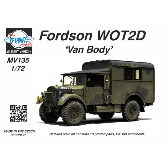 1/72 Fordson WOT2D 'Van Body'