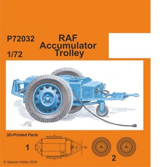 1/72 WWII/Post WWII RAF Accumulator Trolley