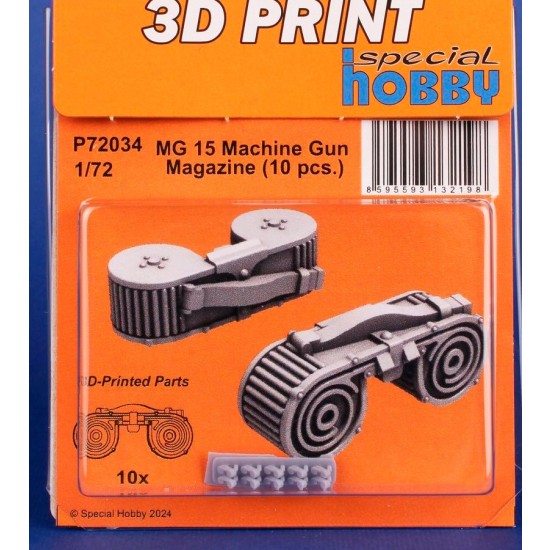 1/72 MG 15 Machine Gun Magazine (10pcs)