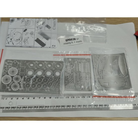 Spare Photoetch sheets for 1/24 Tamiya 24292 Ferrari FXX