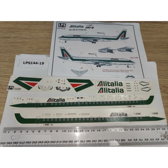 1/144 Alitalia Douglas DC-8 Colour Scheme Decals