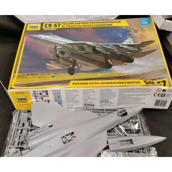 1/48 Sukhoi Su-57 Jet Fighter (box damaged)