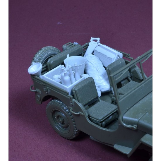 1/35 WWII US Jeep Accessories Set