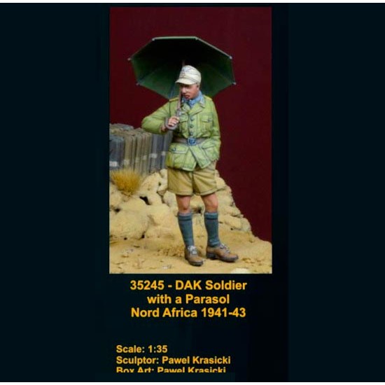 1/35 DAK Soldier with a Parasol, Nord Africa 1941-43