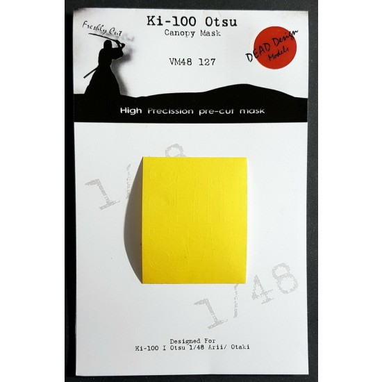 1/48 Kawasaki Ki-100 I Bubbletop Canopy Masking for Arii kits