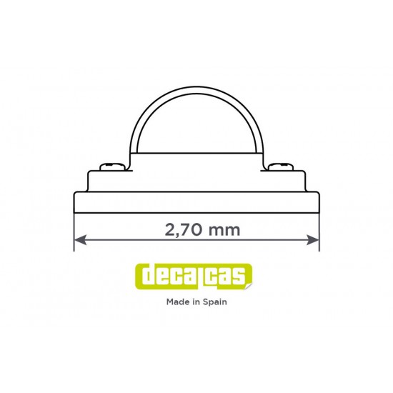 1/24 Lucas Plate Lights (10pcs, clear parts)