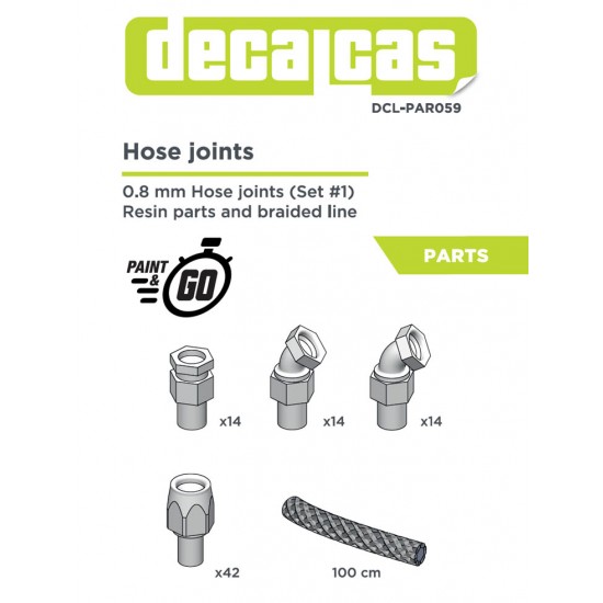 1/24 0.8mm Hose Joints set #1