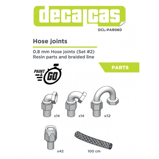 1/24 0.8mm Hose joints set #2