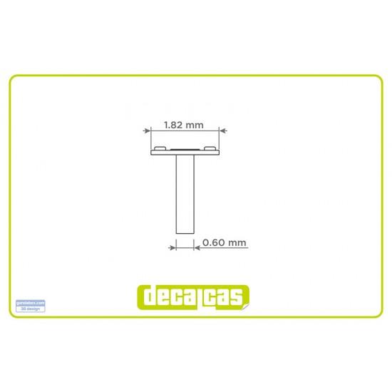 1/24 Dzus Quick Release Fasteners Large - Type 2 Bonnet Pins (20pcs)