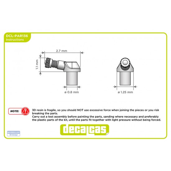 1/12 90 Degree Air Valve Stems - Type 1 (24pcs)