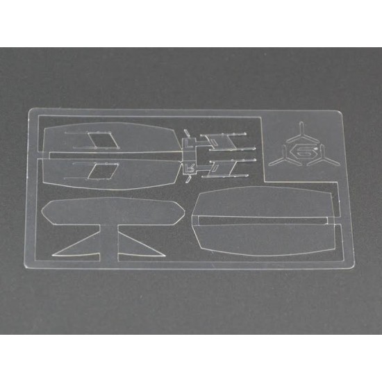 1/24 Lamborghini Sesto Elemento Side and Rear Windows for Aoshima 62210/010730/1073