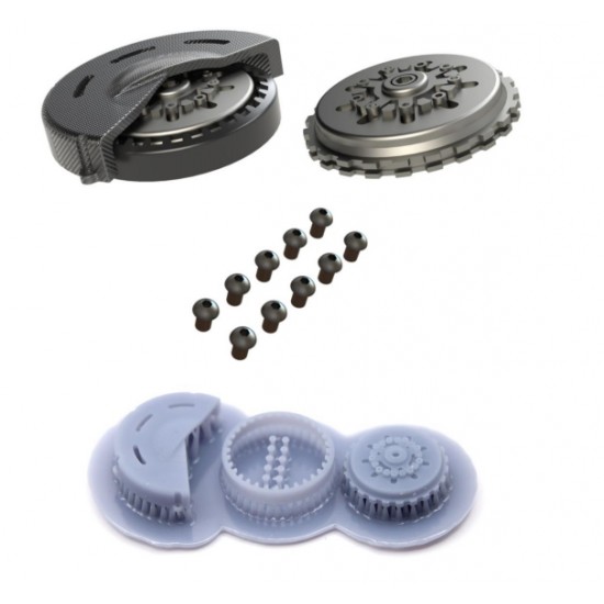 1/12 Ducati Superleggera V4 Super Detailed Dry Clutch Set for Tamiya 14140